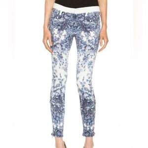 MOTHER The Looker Ankle Zip Skinny Jeans in Mildily Hot-At-Hand Size 25